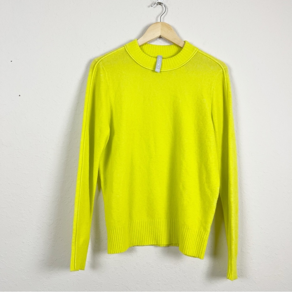 Athleta Yellow Wool Crewneck Pullover Sweater Size Small